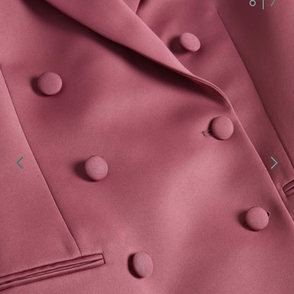 NWT Ted Baker Satin pink Blazer (size 4) - Picture 4 of 5